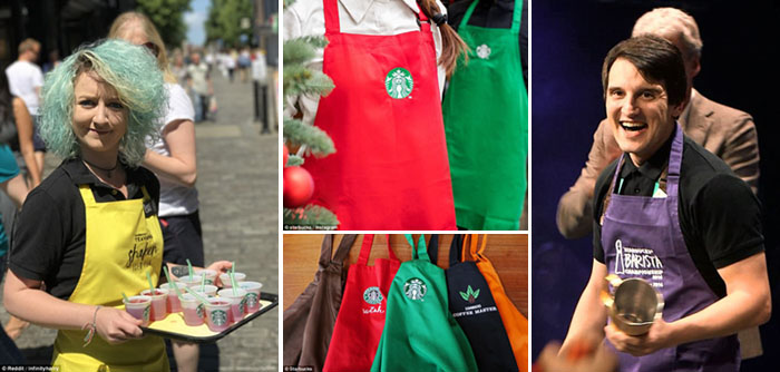 Anda Pernah Jumpai Barista Kenakan Celemek Ungu? Ini Faktanya dari Starbucks